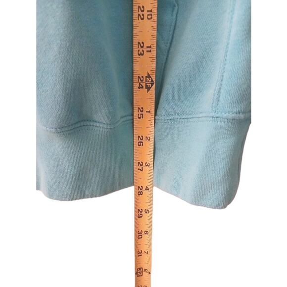 Nike Sportswear Club Fleece Fall Log Hoodie Sweatshirt Men Sz M Aqua Long Sleeve - Picture 8 of 10